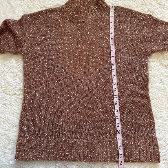 Tularosa Sweater Tash Mockneck Cut Out Back in Dijon Brown XS NWT New - Picture 12 of 13